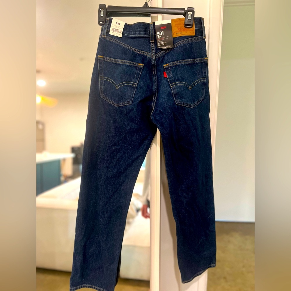 Levi 501 dark wash jeans